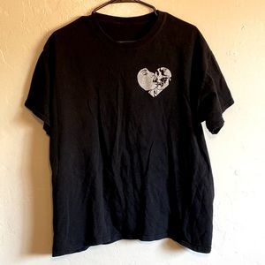 T shirt t-shirt tony nos tattoo size large black